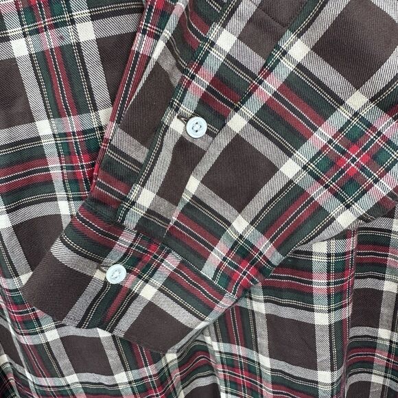 Polo Ralph Lauren Plaid Button Front Shirt Long Sleeve Autumn Mens Size XL Brown - Picture 6 of 8